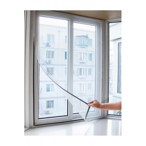 150x100 Cm 5 Metre Çift Taraf Bantlı Pencere Sinek Önleyici Kovucu Sineklik Perdesi