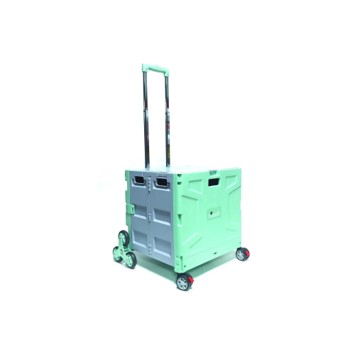 Katlanabilir Yükseklik Ayarlı Merdiven Çıkabilen Paket Market Taşıma Arabası Fp548