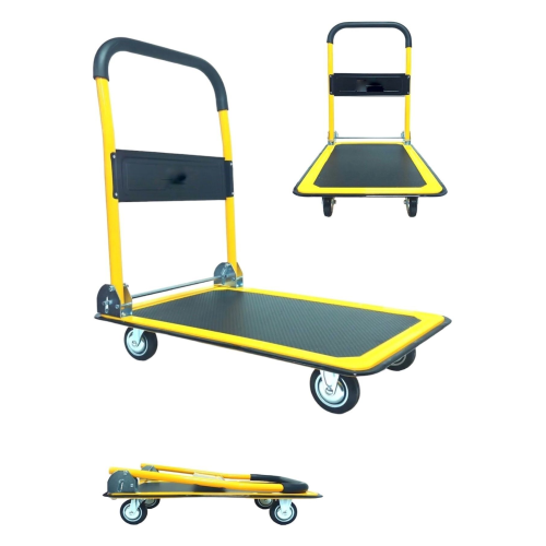 Koli Yük Paket Taşıma El Arabası 180 Kg Kapasiteli Katlanır Tablalı 785P