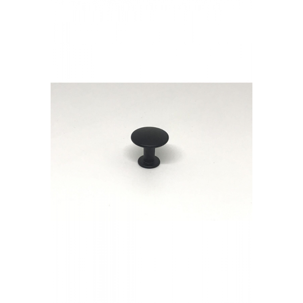 Siyah Dolap Tek Vidalı Kulp