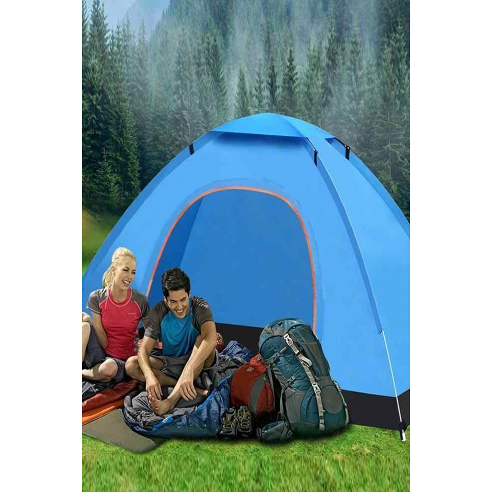 6 Kişilik Renkli Dayanıklı Kamp Çadırı 220x250x150