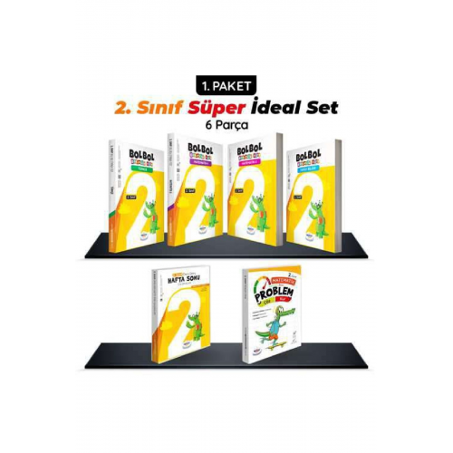*öğretmen evde yayınları 2. sınıf süper ideal set 6 parça 2023-2024