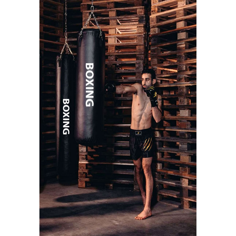 120x32cm Kum Torbsı Boks Bndajı Boks Ediveni Tavan Askı Aparatı Dolu