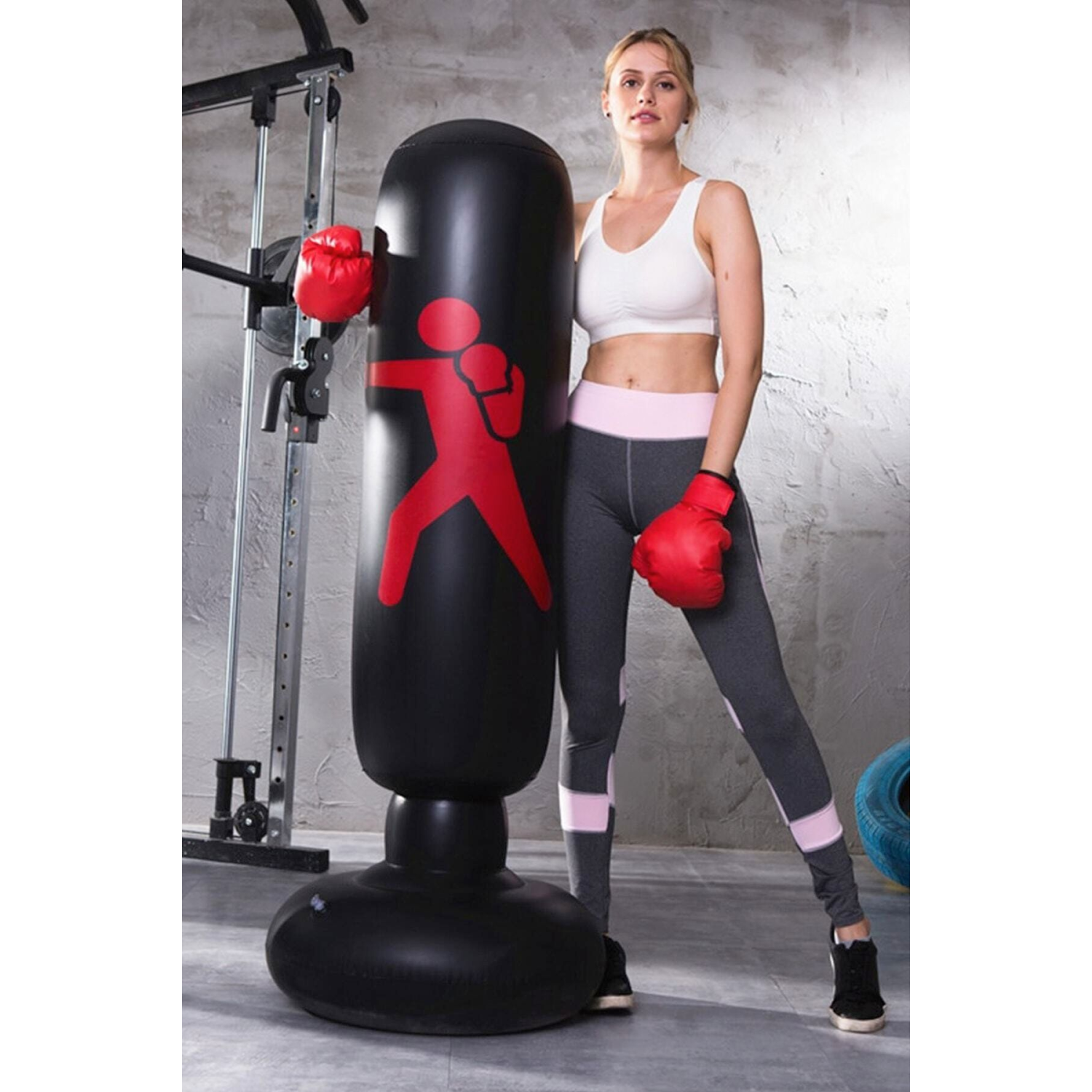 Şişme Boks Torbası 160 Cm Ayaklı