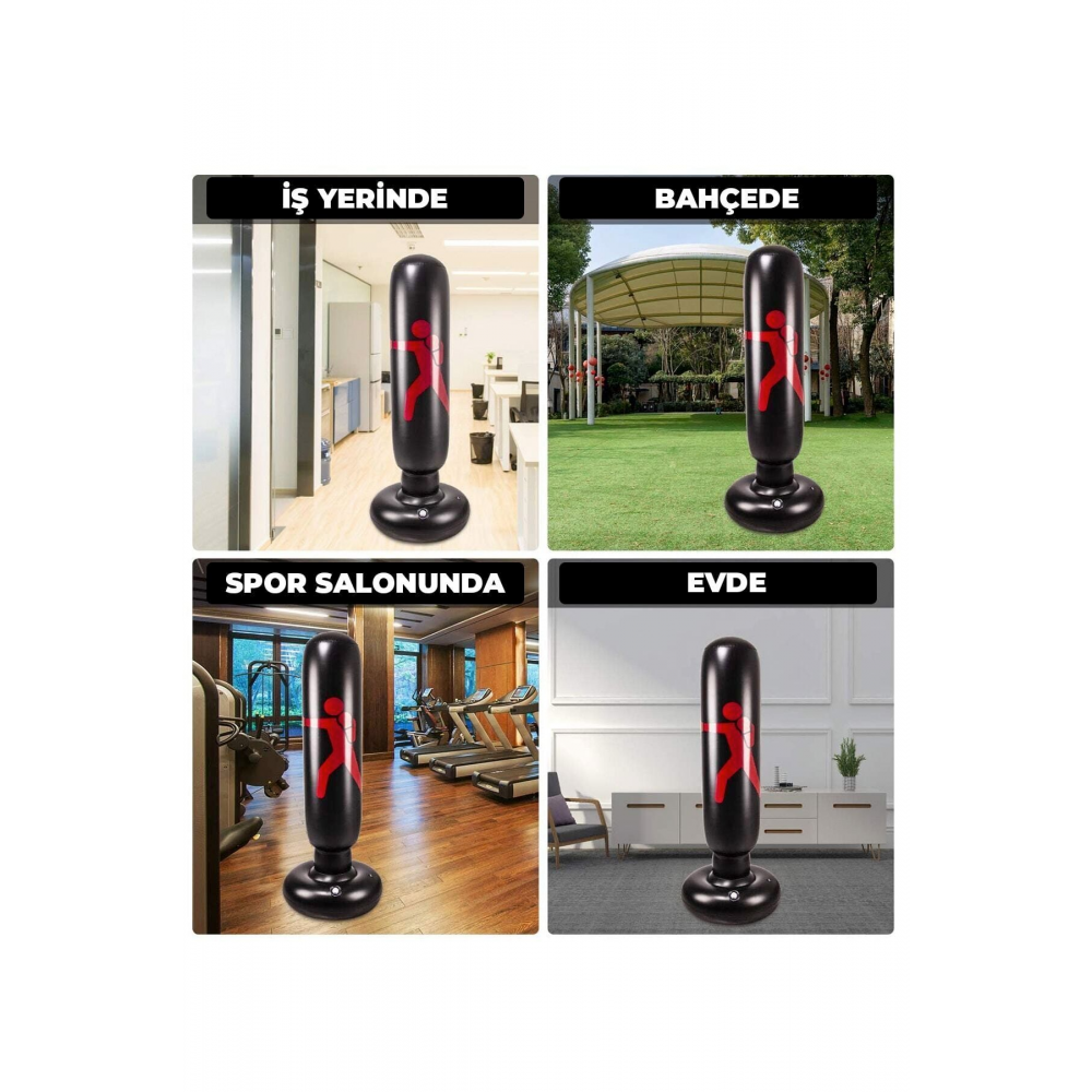 Şişme Boks Torbası 160 Cm Ayaklı