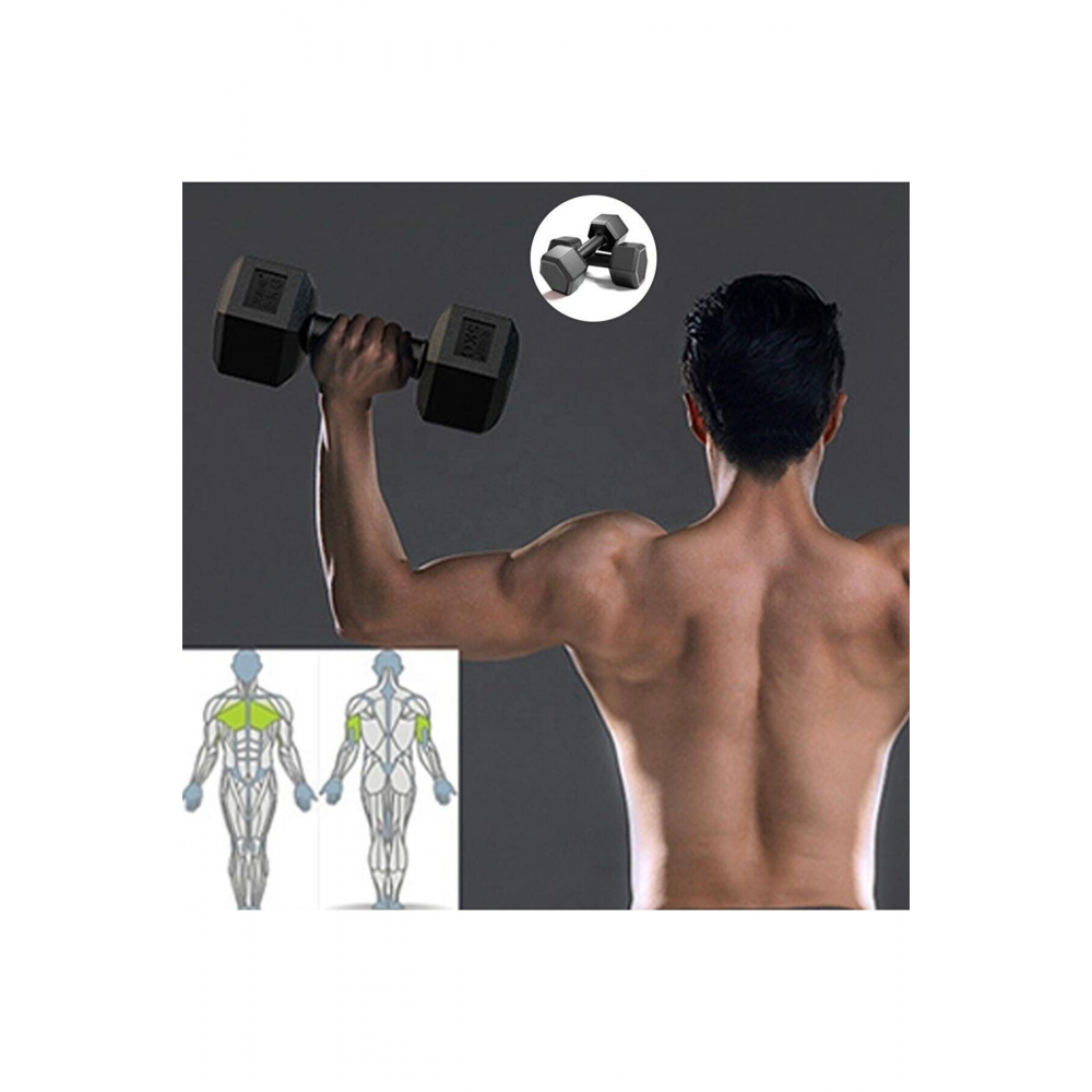 2 Adet X 5 Kg Moccadiamond 2 Adet X 5 Kg Dambıl Seti Vucut Geliştirme Aleti 2x5 Kg