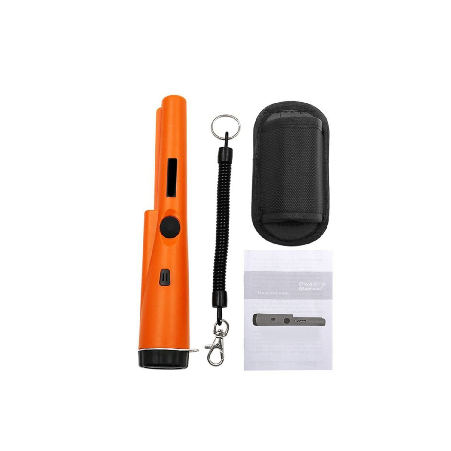 Altın Metal Dedektörü Turuncu Renk Hazine Avcısı Pil