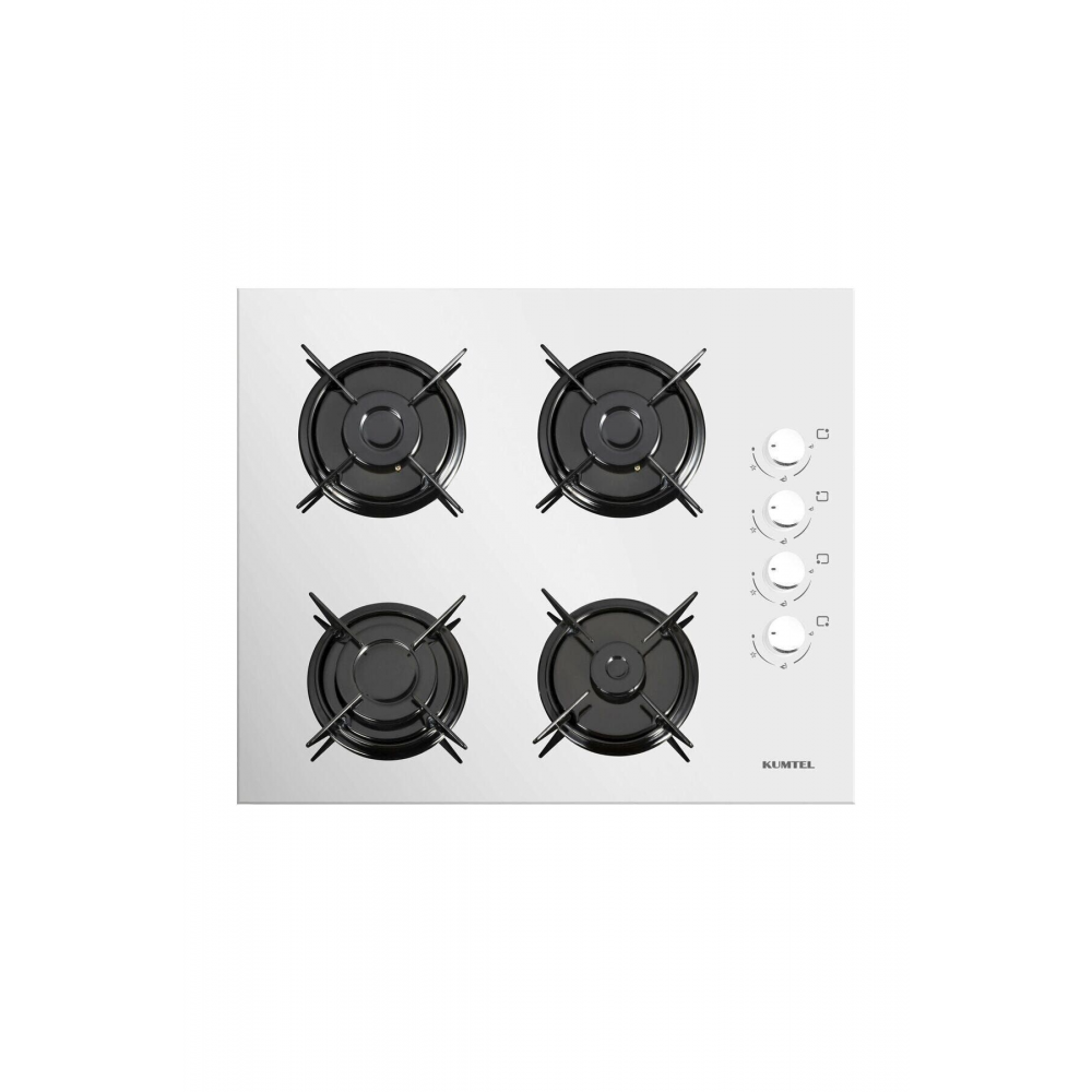 Kristal Beyaz Cam Ankastre Set