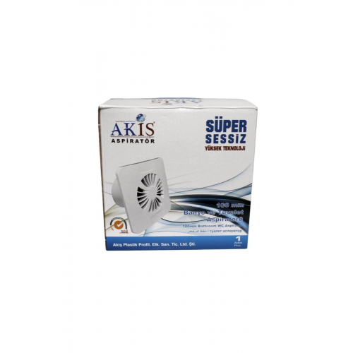 Ak-c100 100'lük Banyo Ve Tuvalet Aspiratör Havalandırma Fanı (16 CM)