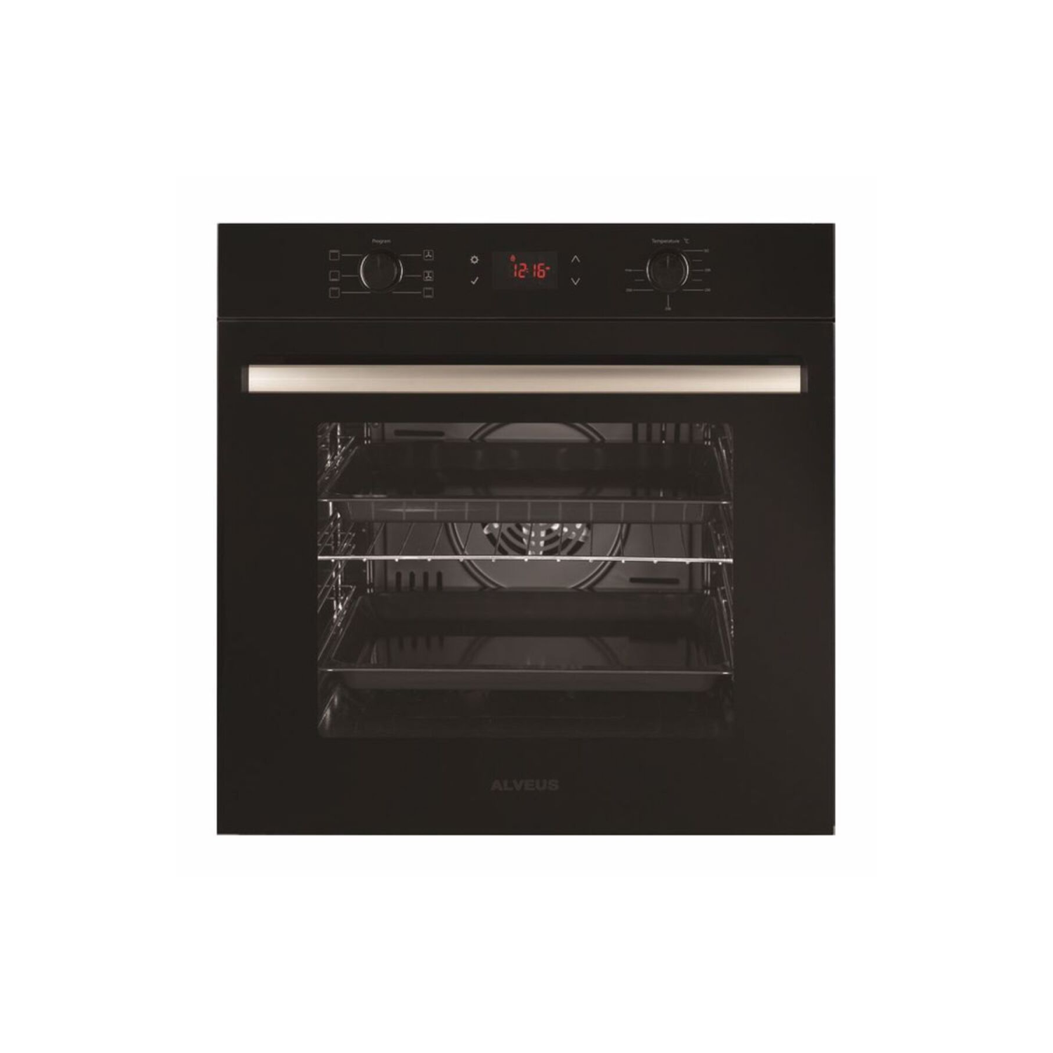 Alv Mfa 627 Black 76 Lt. Siyah A Ankastre Fırın