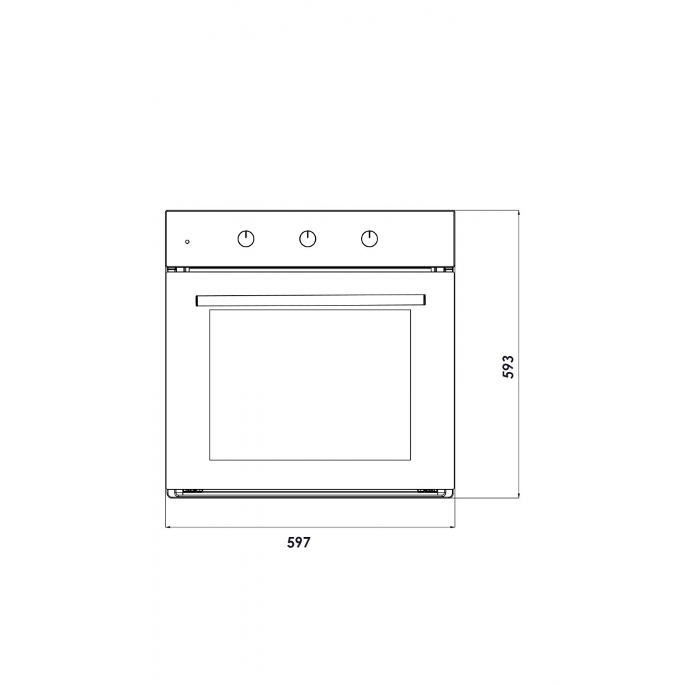 Ankastre Beyaz Fırın