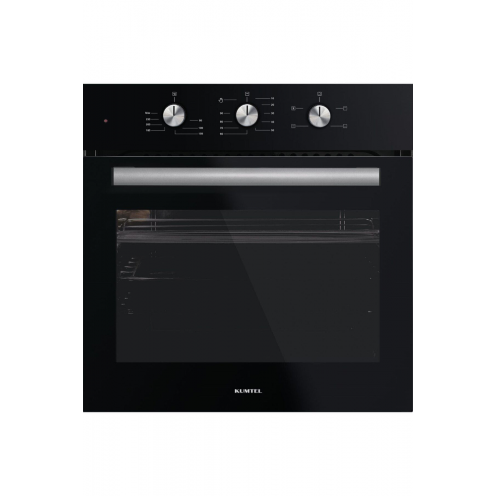 Turbo Fanlı Siyah Ankastre Fırın