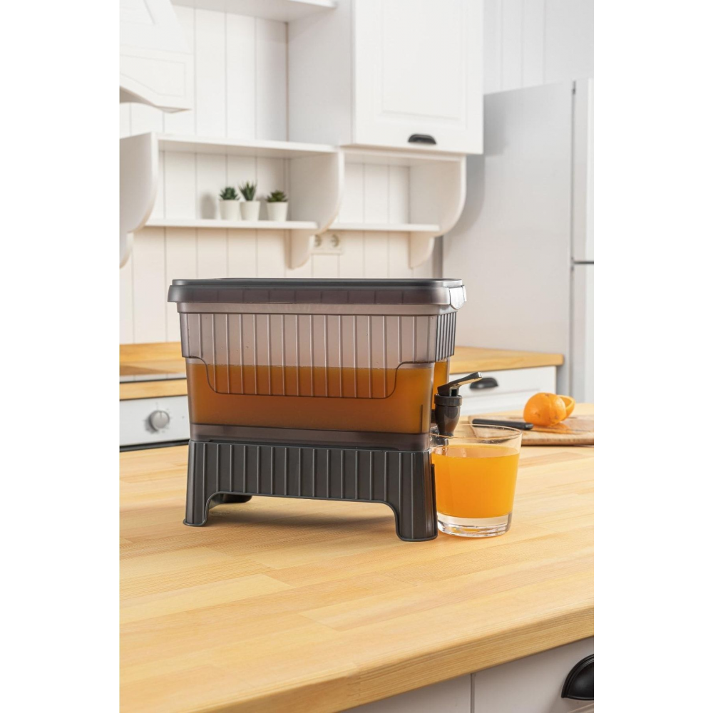 Musluklu Ve Ayaklı Buzdolabı Sebili, Su Sebili Limonata, Portakal Suyu Ayaklı Damacana Sebili 4 Lt