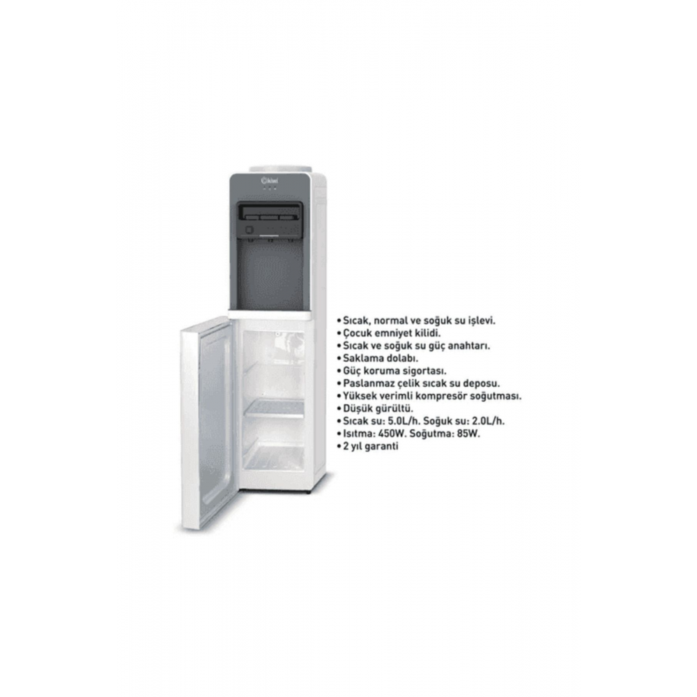 Su Sebili & Kwp-8553 Beyaz ( Water Dispenser) Sıcak -soğuk -ılık