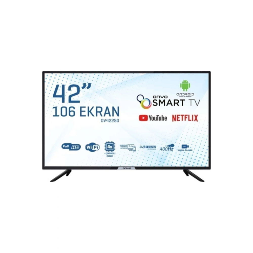 OV42250 TV Full HD 42'' Smart Android Uydulu LED 106 Ekran