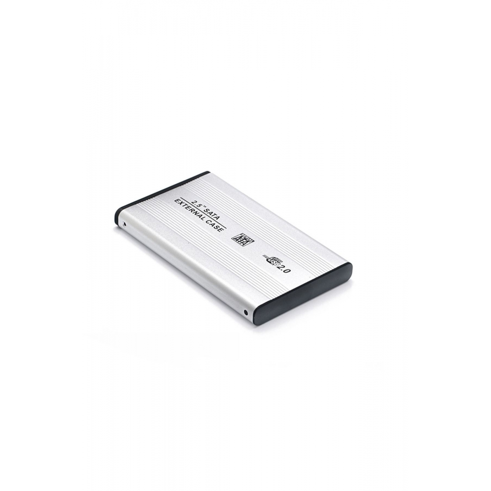2.5 Usb Sata Hdd Ssd Harddisk Kutusu Aliminyum Gövde Harici Hdd Kutu - Siyah