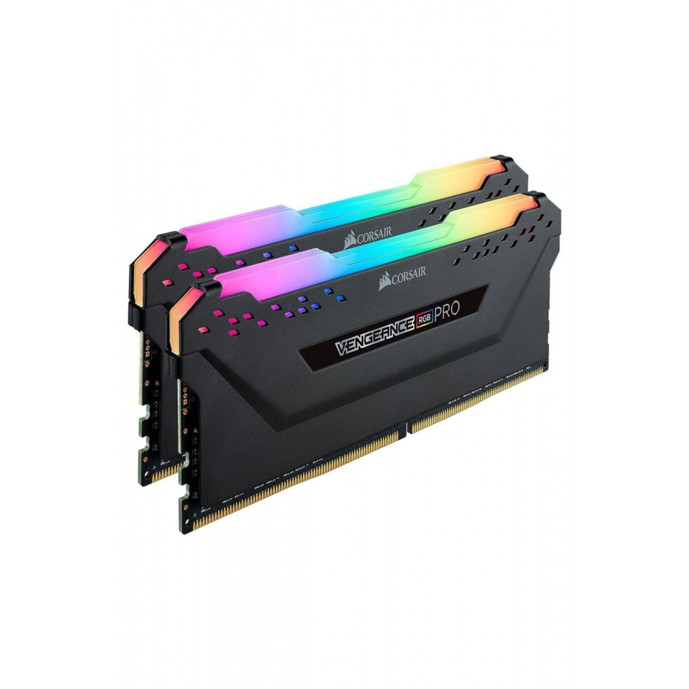 Cmw16gx4m2c3200c16 16gb (2X8GB) Vengeance Rgb Pro Siyah 3200mhz Cl16 Ddr4 Dual Kit Ram