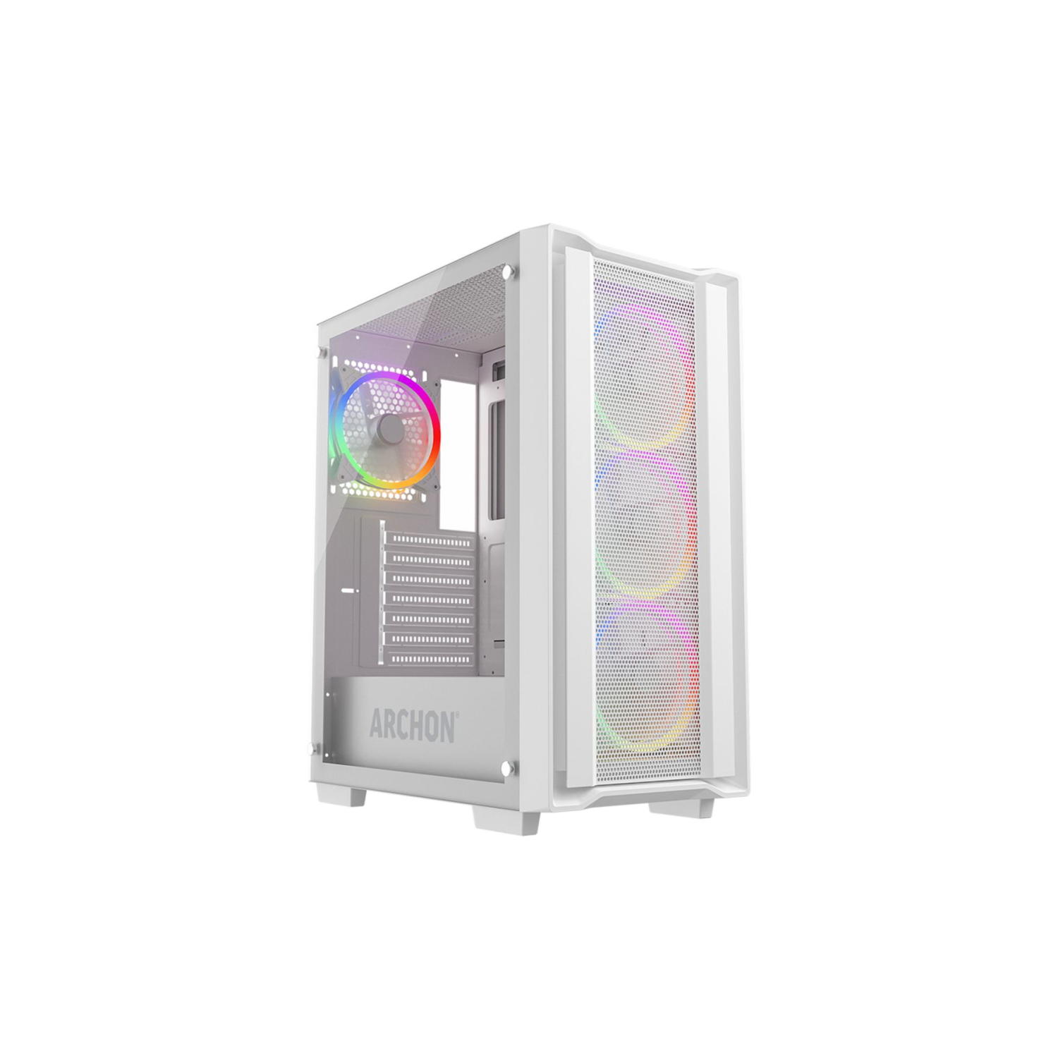 Fury 4x120mm Fanlı Mesh Panel Pro Gaming Oyuncu Bilgisayar Kasası Beyaz