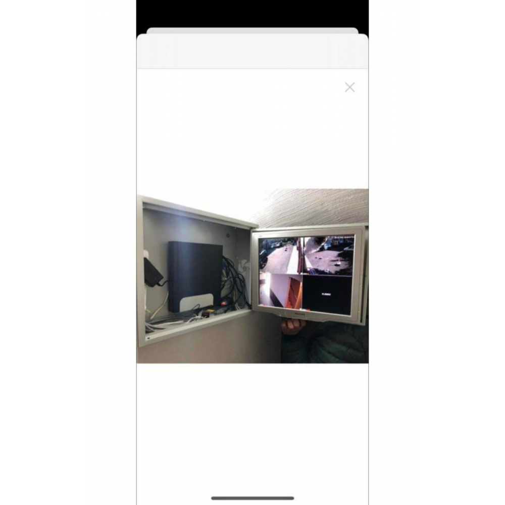 Dvr Pano/box Nvr Cctv Rack Kabinet Ve Monitör Koruma Kutusu 1u 19 '' W 50 H 40 D 15 Bej