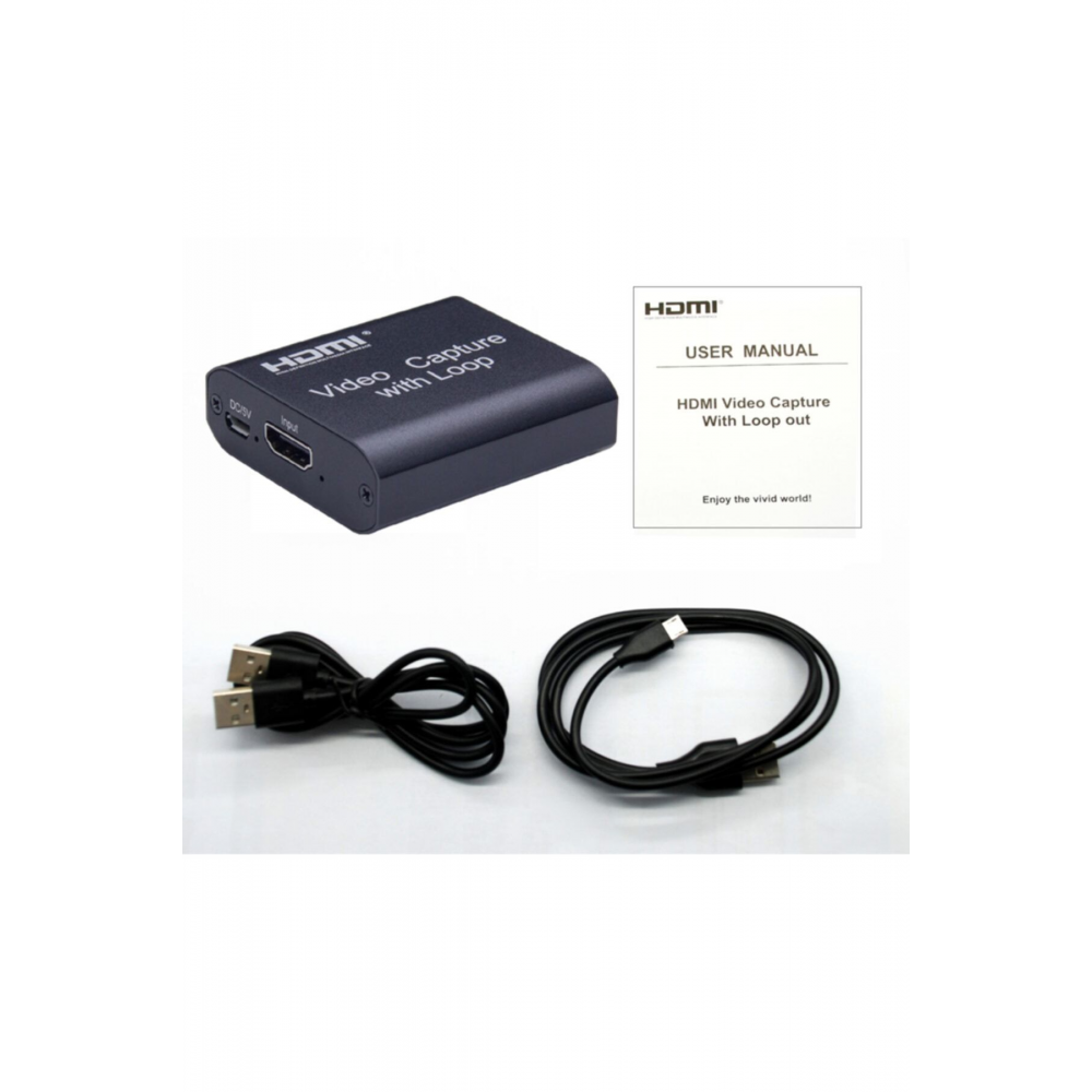 4k Çift Çıkışlı Hdmı Video Capture Video Yakalama Cihazı Ve Canlı Yayın Kartı 4kvc300