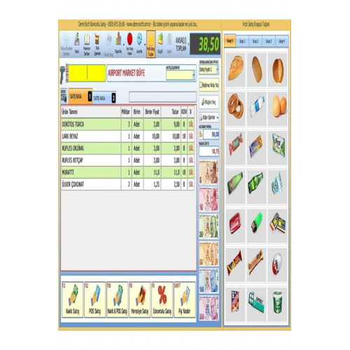 Barkodlu Market Satış Programı (temel Paket) Aynı Gün Kurulum