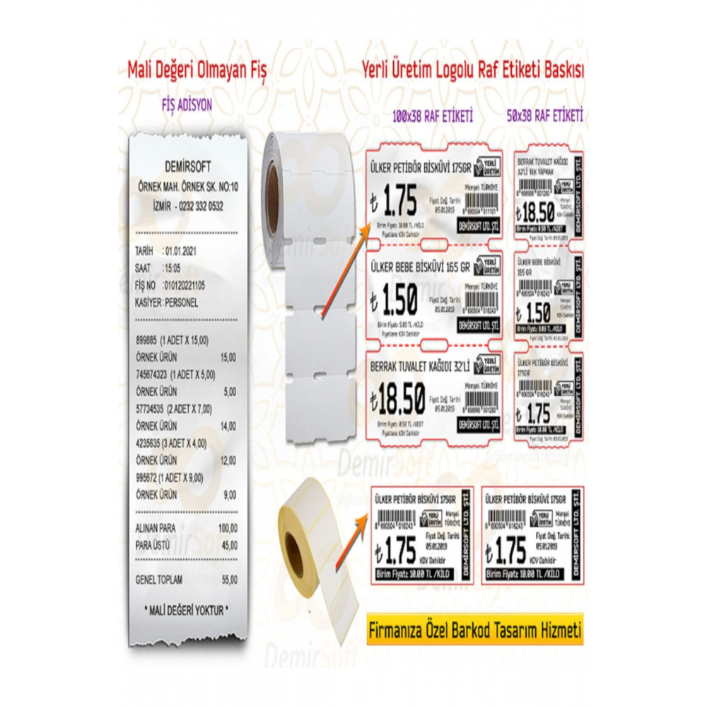 Barkodlu Market Satış Programı (temel Paket) Aynı Gün Kurulum