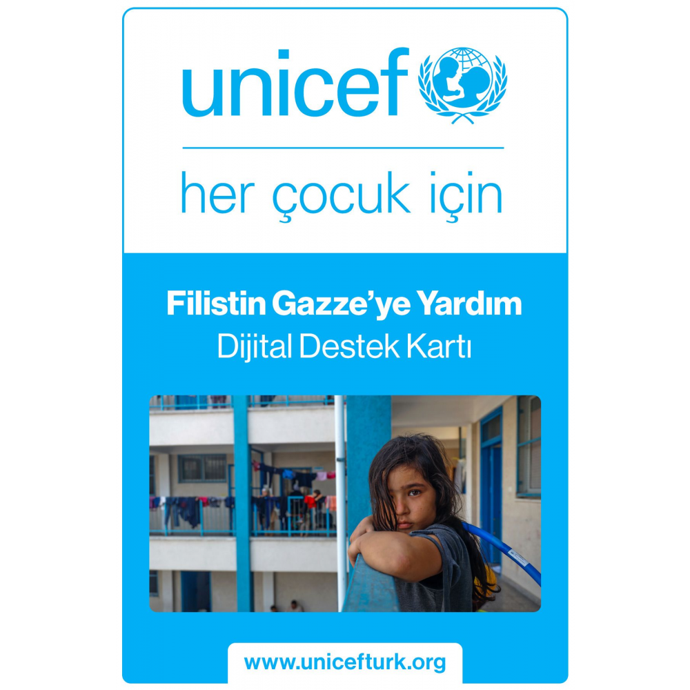 Filistin Gazze'ye Yardım Dijital Destek Kartı