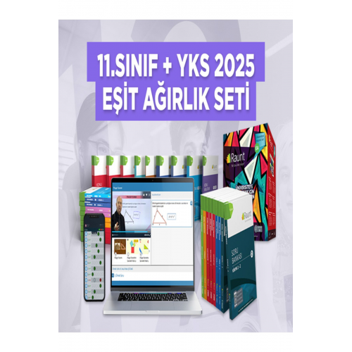 11. Sınıf Ea Dijital (2024) Yks 2025 Ea (51 KİTAP,MOBİL/WEB) Yapay Zekalı, Üniversiteye Hazırlık