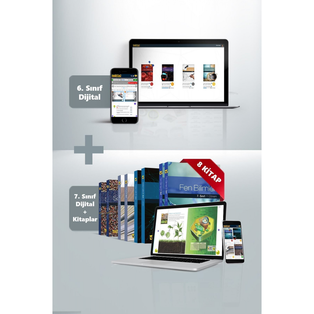 2024 6. Sınıf Tüm Dersler Dijital 2025 7. Sınıf Ders Ve Yardımcı Kitap Seti (8 KİTAP) 6 7.sınıf