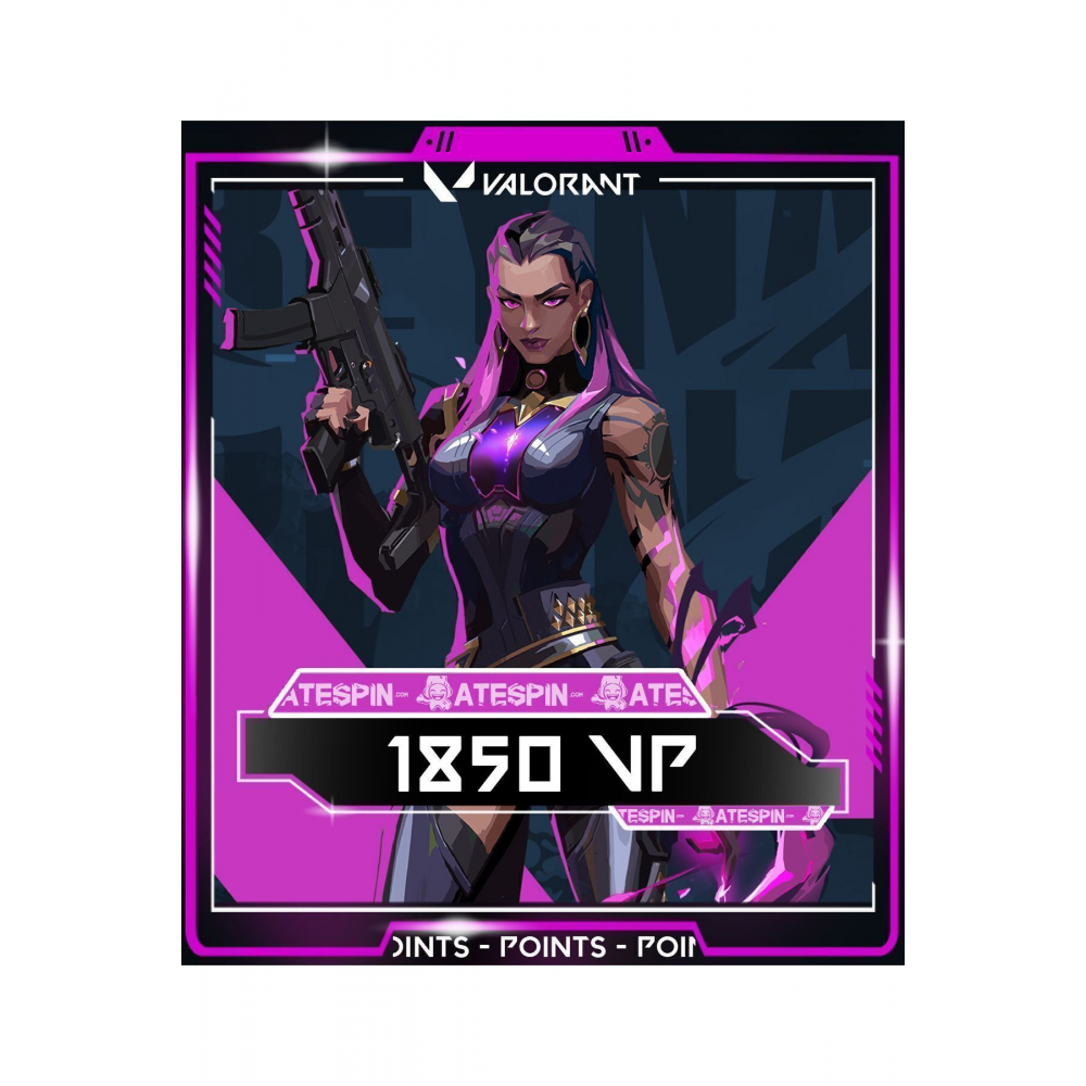 1850 VP Valorant Points TR