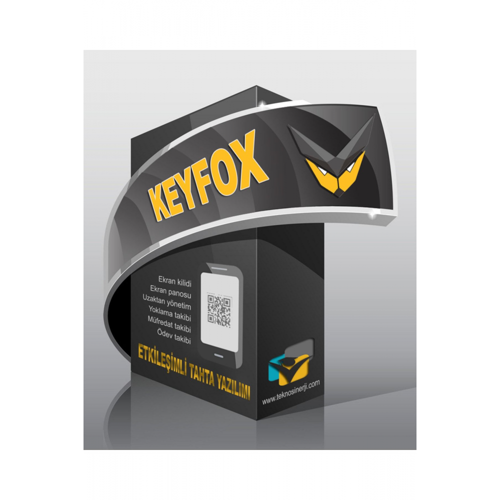 KEYFOX Etkileşimli Tahta Kilit Programı  15 Etkileşimli Tahta Yıllık Lisansı