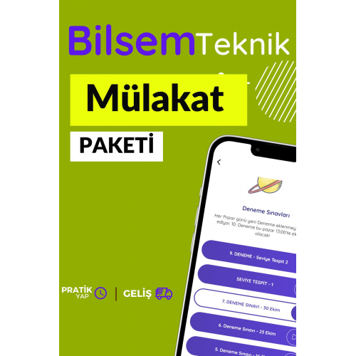 - Mülakat Paketi (Genel Yetenek)