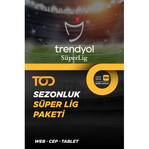 12 Aylık Süper Lig Paketi (WEB CEP TABLET)