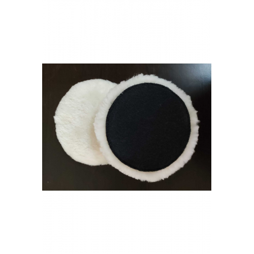 160mm Cırt Taban Kuzu Yünü Beyaz Tüy Pasta Ve Çizik Keçesi