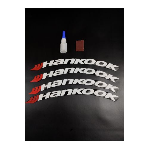 Hankook 4 Adet Lastik Yazısı Motosiklet Ve Otomobil Hankook Lastik Yazısı Sticker + Yapıştırıcı