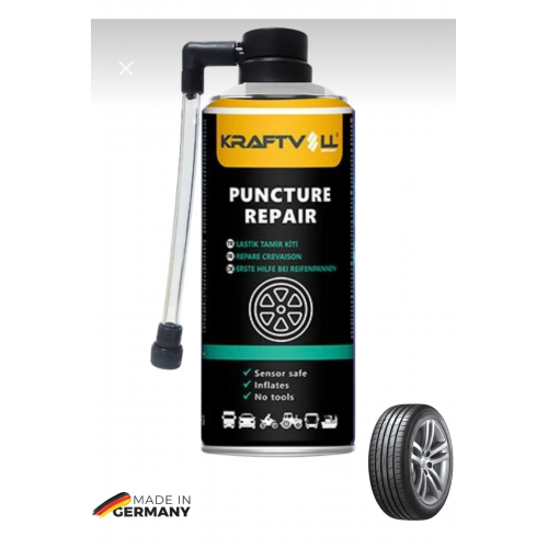 Lastik Tamir Köpüğü Sprey 400 Ml Hortumlu Şişirici Acil Onarıcı