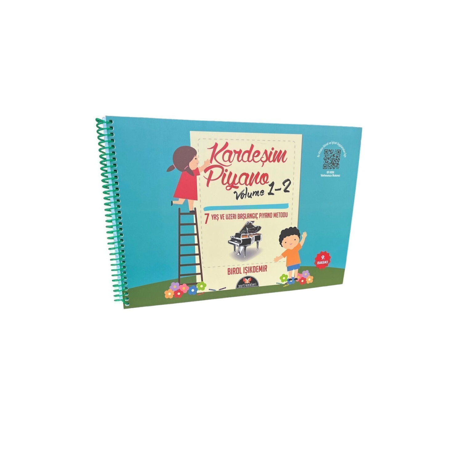 Kardeşim Piyano Volume 1-2 Piyano Metodu Yeni 9.baskı Kitaptır 175 Sayfa