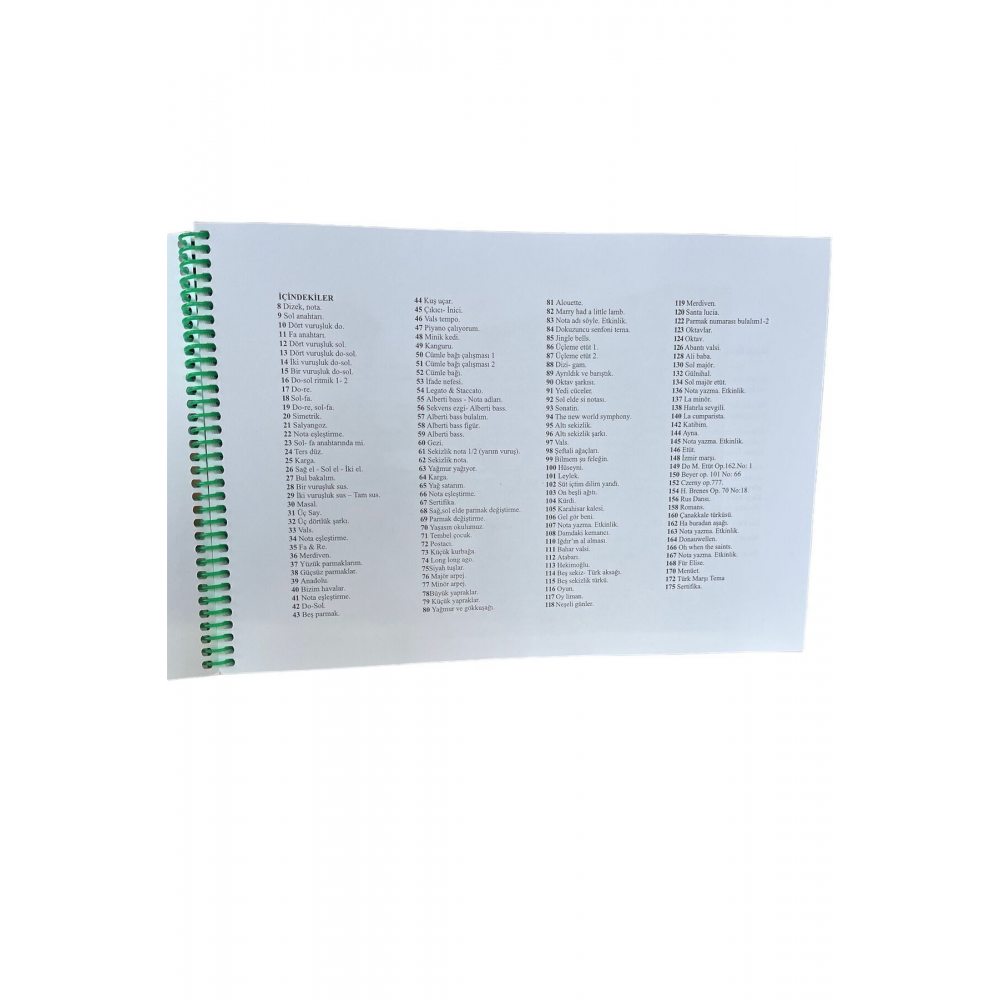 Kardeşim Piyano Volume 1-2 Piyano Metodu Yeni 9.baskı Kitaptır 175 Sayfa