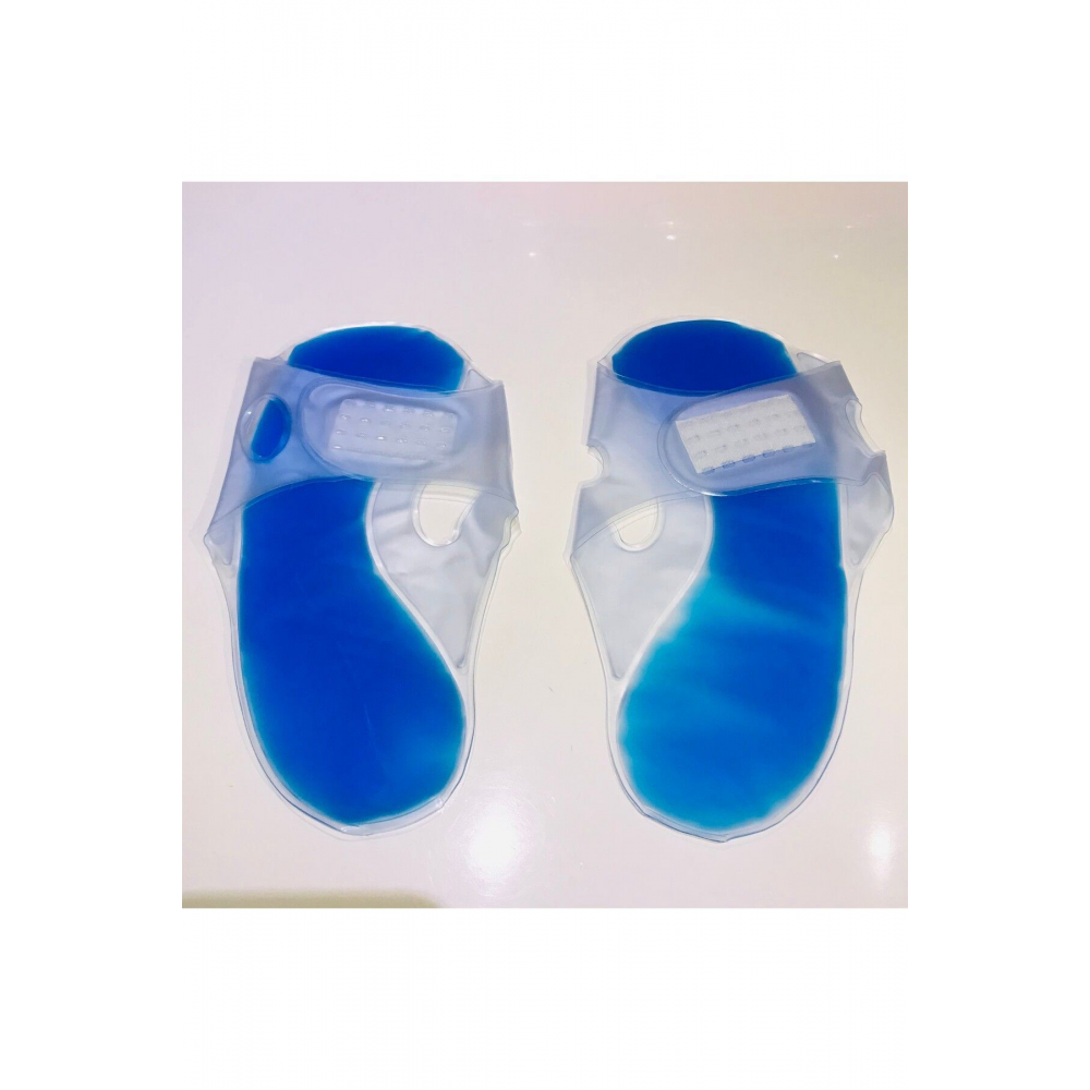 Jel Buz Paketi Soğutma Isıtma Ayak Taban Maskesi Yastık Rahatlatıcı Ayak Taban Torbası ( Lisinya )