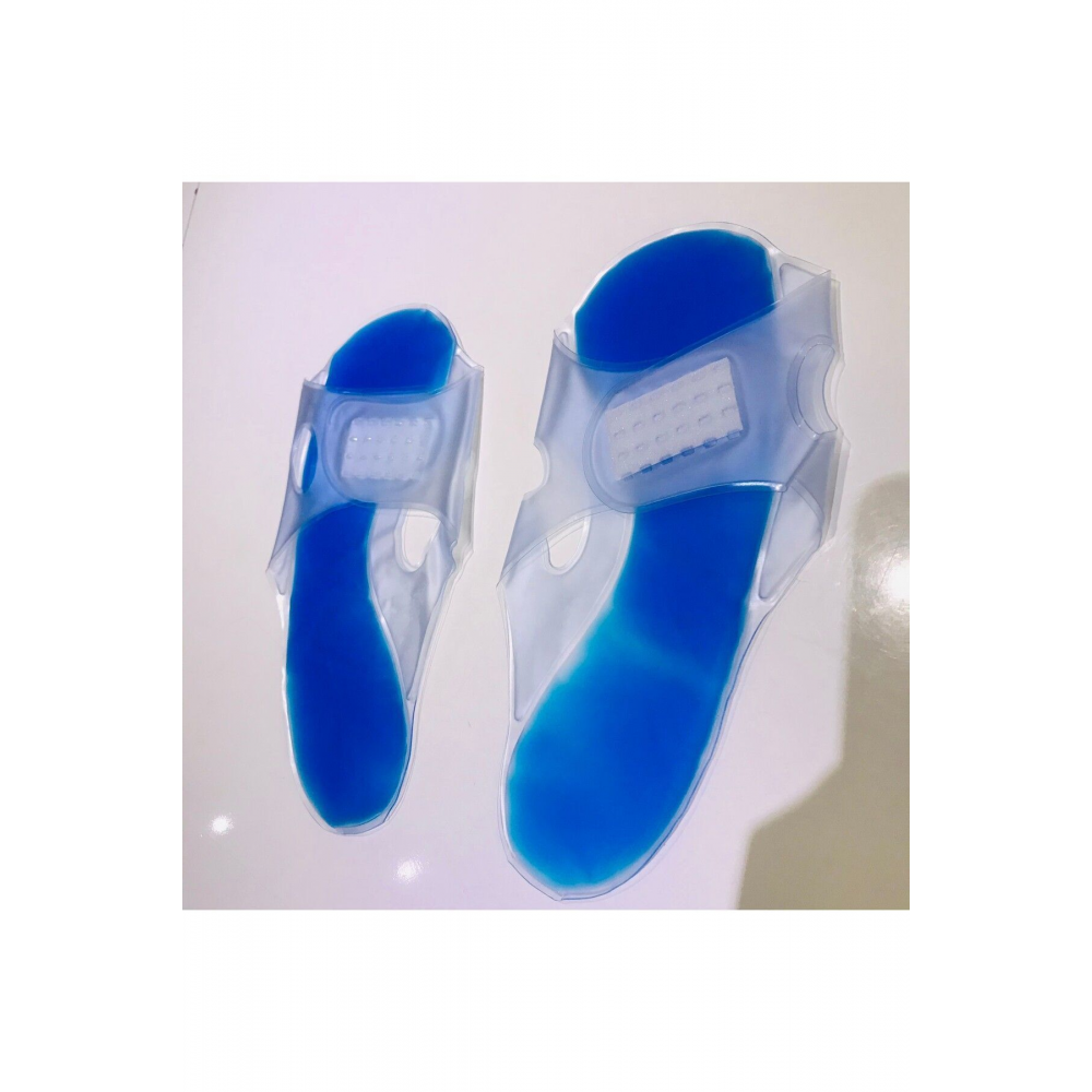 Jel Buz Paketi Soğutma Isıtma Ayak Taban Maskesi Yastık Rahatlatıcı Ayak Taban Torbası ( Lisinya )