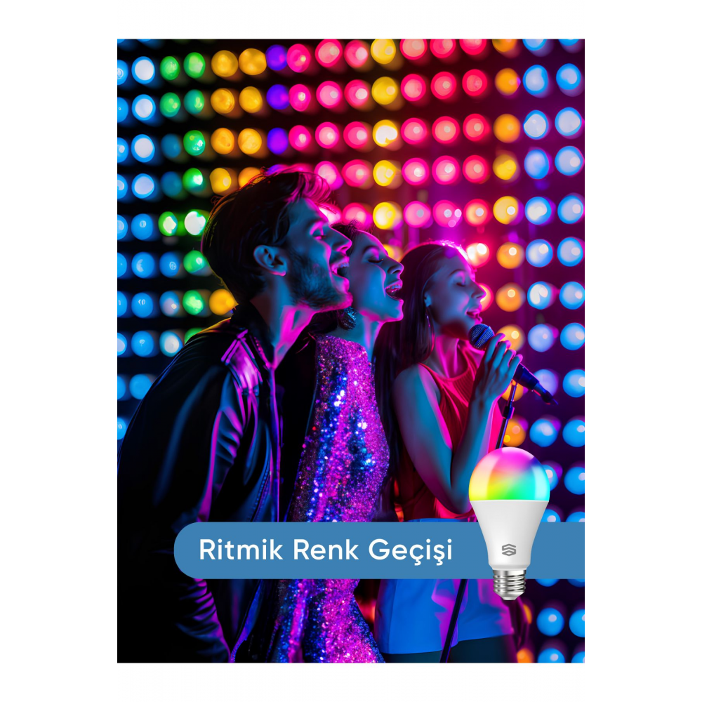 Şımart Wi-fi Akıllı Rgb Led Ampul Gün Işığı/beyaz - Akıllı Lamba