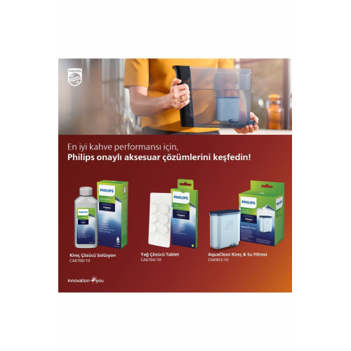 Espresso Makinası Bakım Kiti Kireç Çözücü, Yağ Çözücü, Su Filtresi