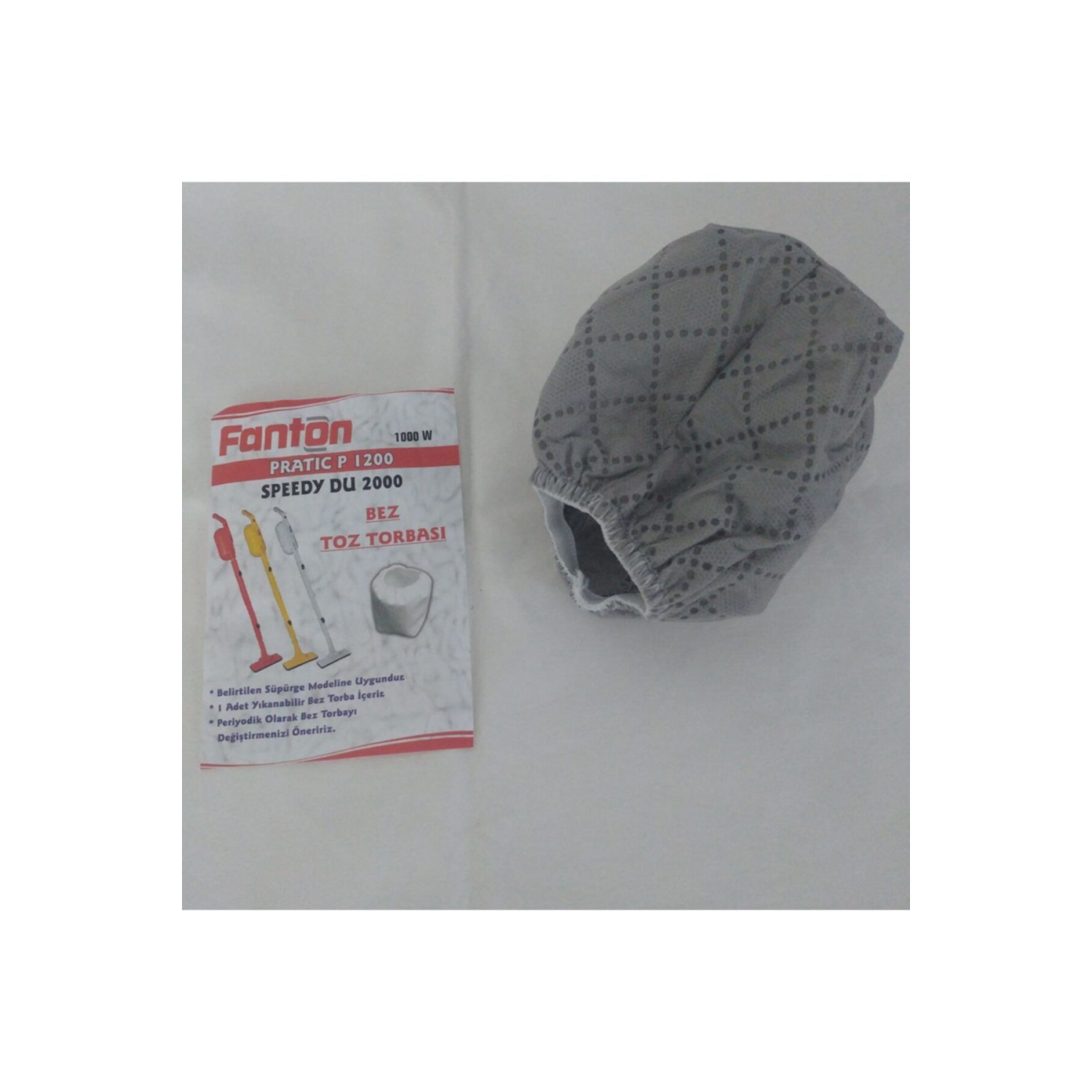 Elektrikli Dik Süpürge 15 Adet Sentetik Bez Torba