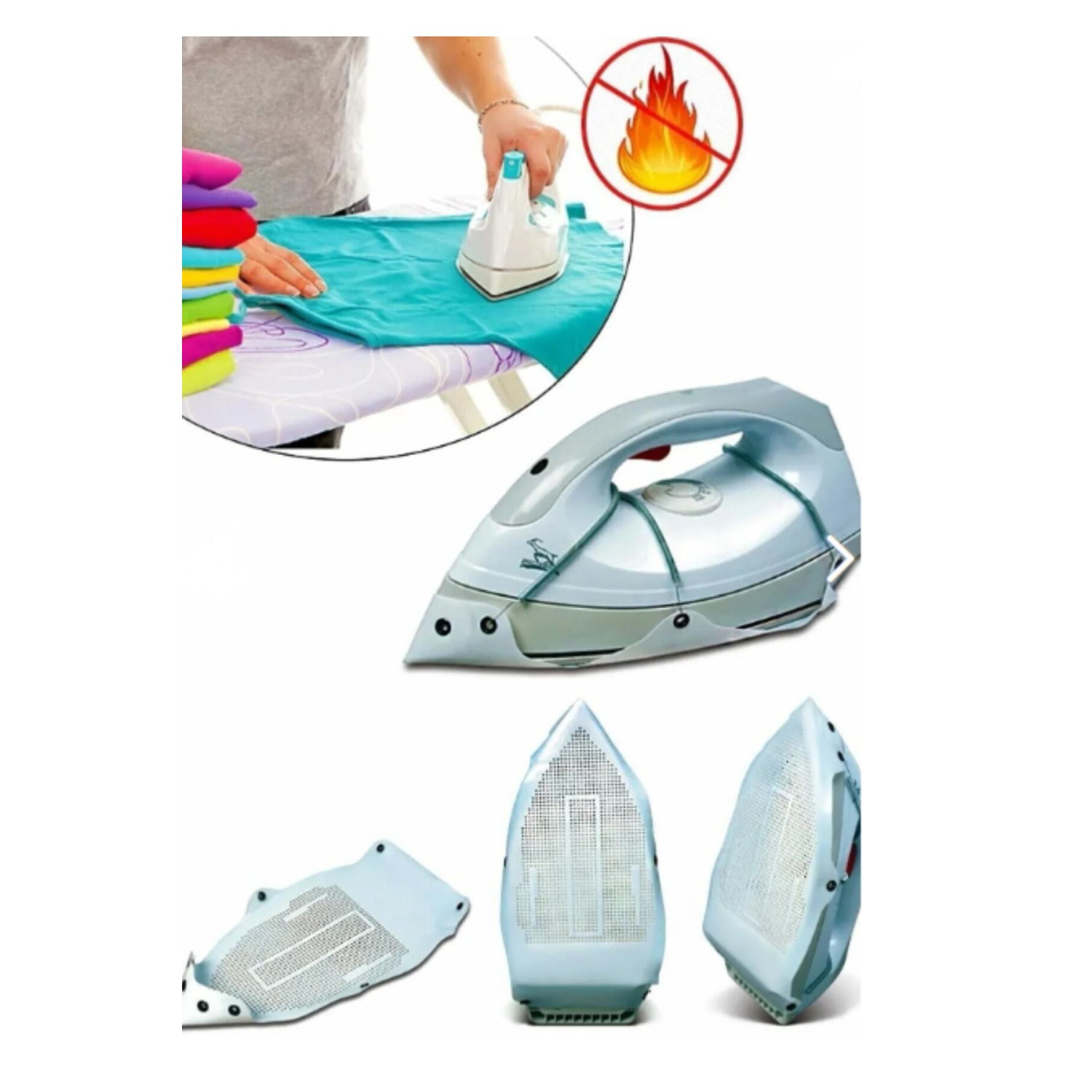 Teflon Yanmaz Yapışmaz Ütü Altlığı Tabanlık