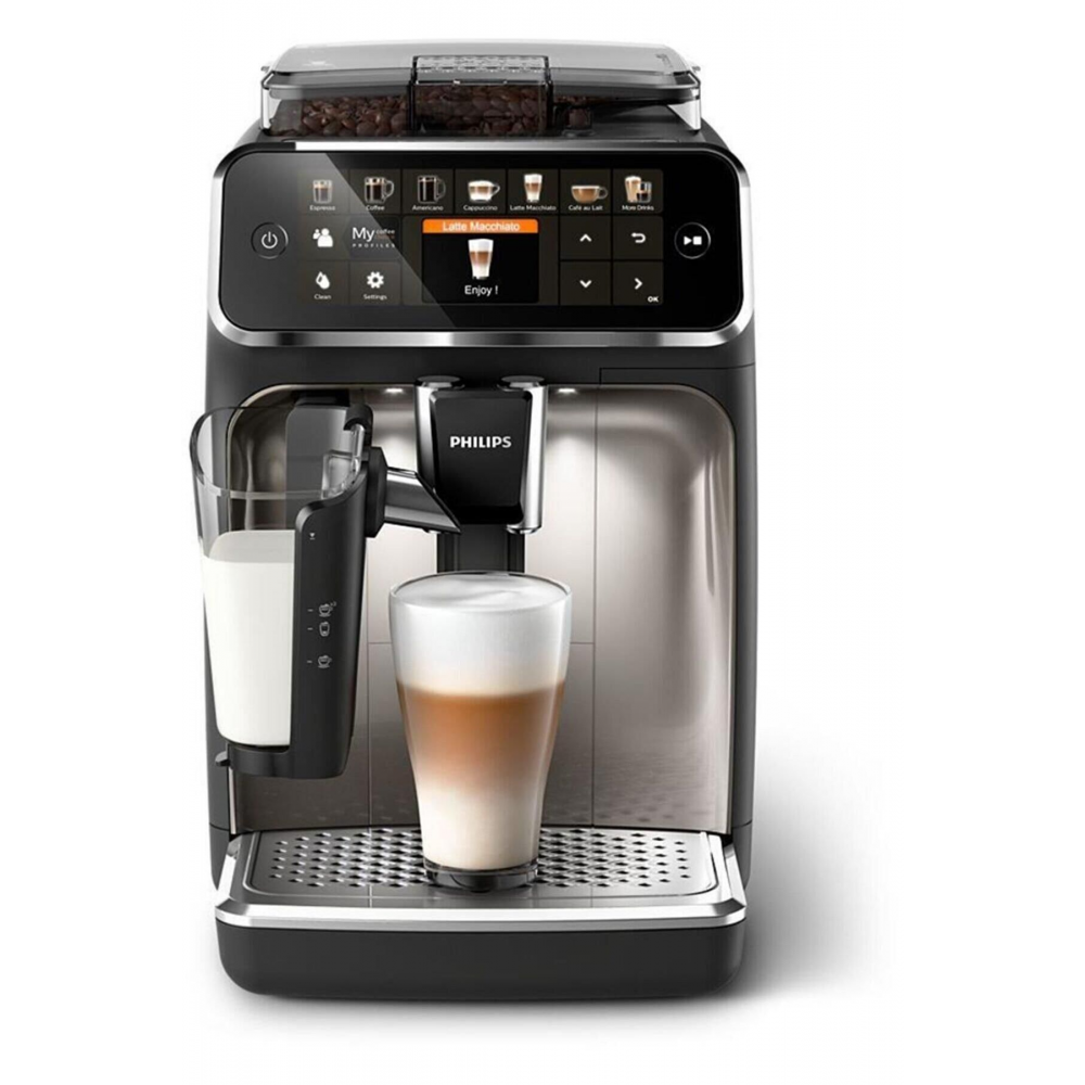 LatteGo Tam Otomatik Espresso Makinesi, Tek Dokunuşla 12 Çeşit İçecek,  EP5447/90