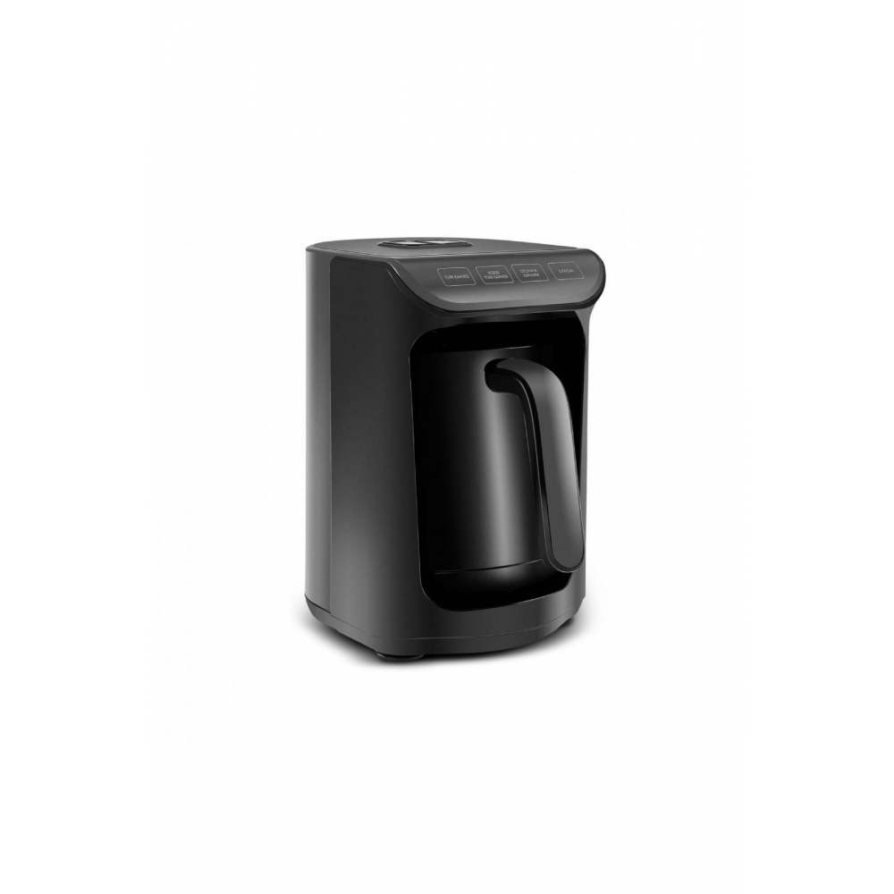 Hatır Közde Türk Kahvesi ve Türk Kahve Makinesi Shiny Black 5 Fincan Kapasiteli Bol Köpüklü