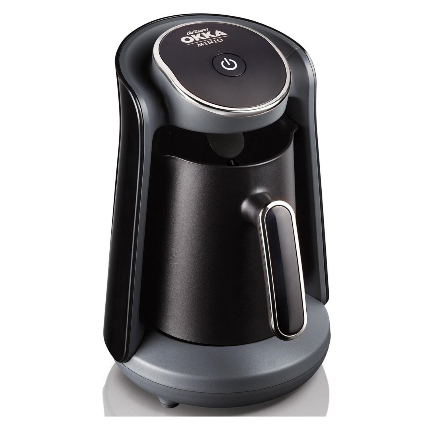 OK004-K Okka Minio Türk Kahvesi Makinesi Krom 4 Fincan Kapasiteli