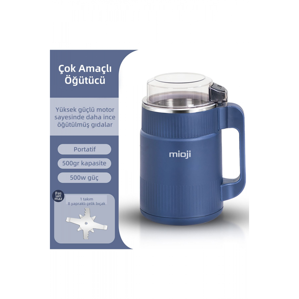 Mio Cg34 500w Paslanmaz Çelik Bıçak Kompakt Baharat Ve Kahve Öğütücü