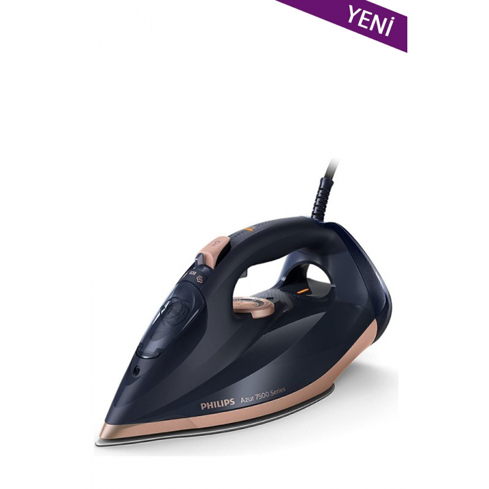 7500 Serisi Azur Buharlı Ütü 3200W, 55g/dk Sürekli Buhar, 260g Şok Buhar, DST7510/80