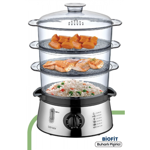 Biofit 60 Dakika Zaman Ayarlı Buharlı Pişirici Gm7268